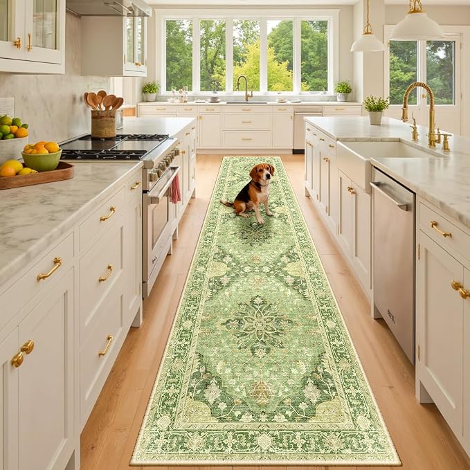 Area Rugs 2'x10' Runner Rug Non Slip Washable by RELEANY