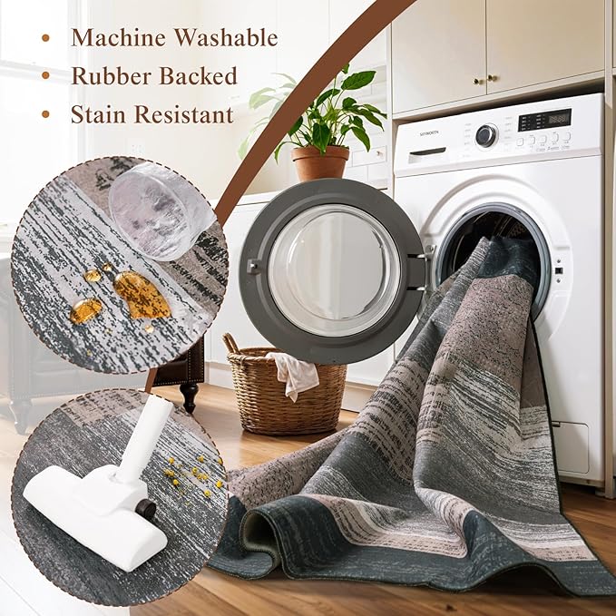 LIANLAM 2x6 Washable Runner Rug - Image 5