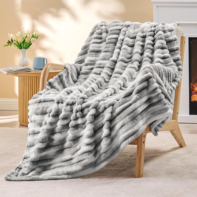 BEDELITE Twin Blanket for Couch & Bed, 300GSM Soft & Warm Fleece Blanket - Image 6