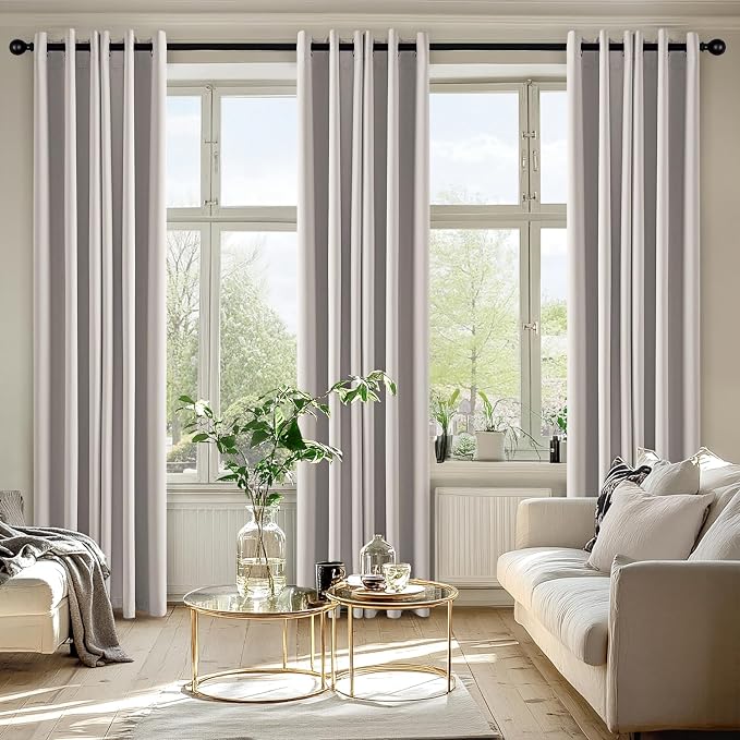 MIULEE Cobblestone Blackout Curtains - Image 6