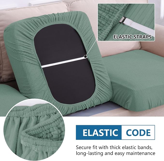 hyha Waterproof Couch Cushion Covers - Image 4