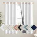 NICETOWN 100% Absolutely Blackout Linen Curtains by NICETOWN