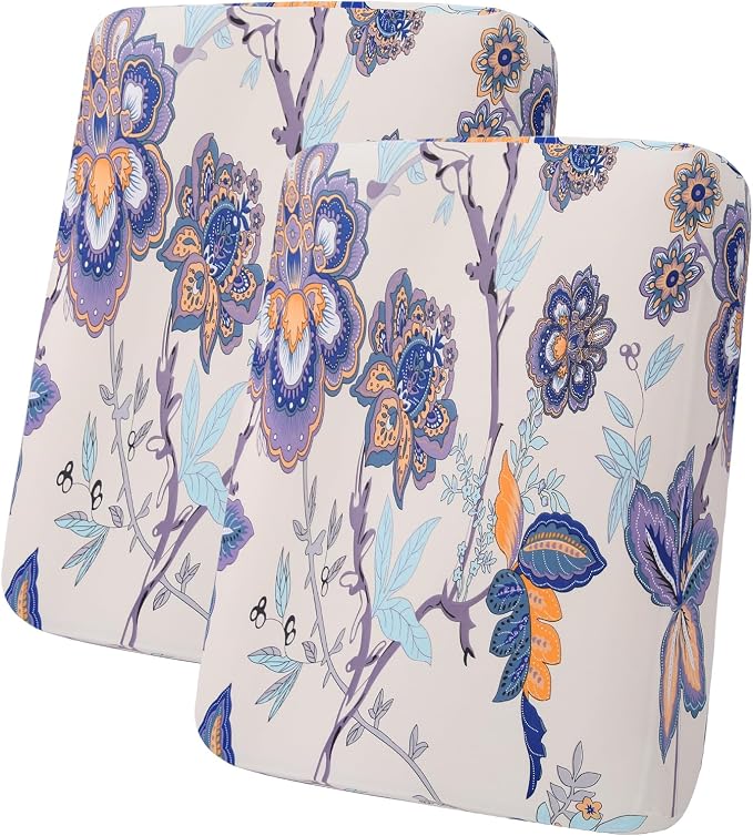 hyha Printed Couch Cushion Covers, Floral Sofa Covers Washable by hyha