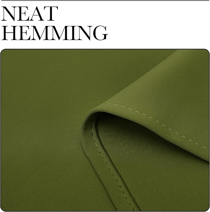 NICETOWN Olive Green Blackout Curtains 78 inches Length - Image 6
