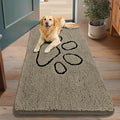 Smiry Dog Door Mat for Muddy Paws, Absorbent Dirt Trapper Non Slip Quick Dry by Smiry