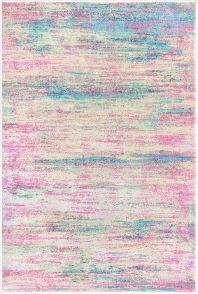KOZYFLY Modern Abstract Small Area Rugs 2x3, Washable Indoor Front Door Mat - Image 8