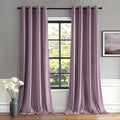 MIULEE Velvet Curtains Lavender Light Purple Elegant Grommet Thermal Insulated by MIULEE