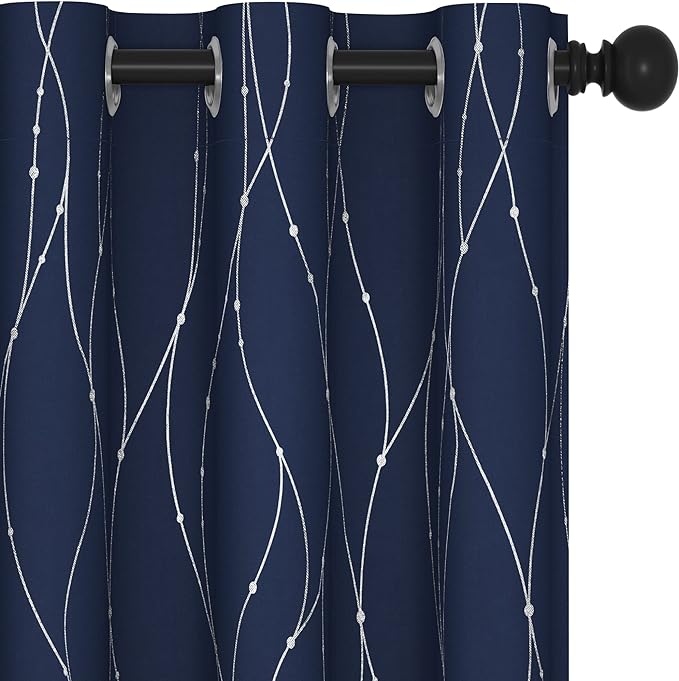Deconovo Short Kitchen Curtains, Thermal Insulated Soundproof Drapes by Deconovo