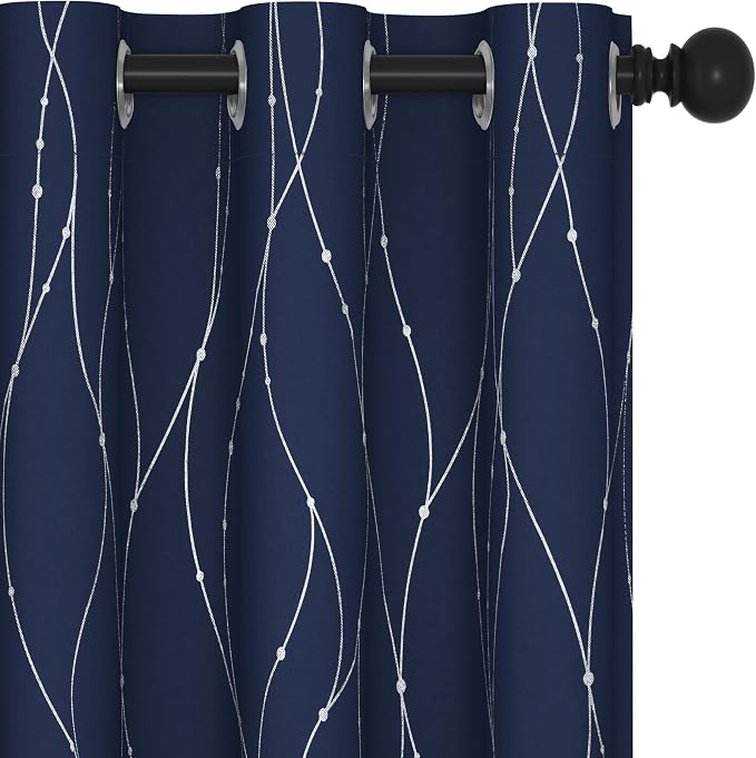 Deconovo Blackout Curtains 63 Inch Length by Deconovo