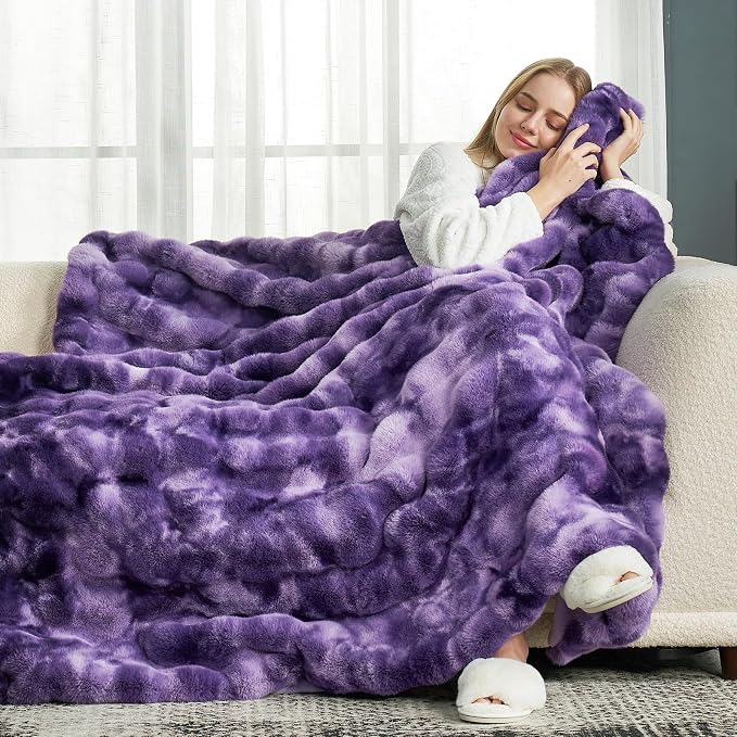 Cozy Bliss Faux Fur Throw Blanket - Image 7