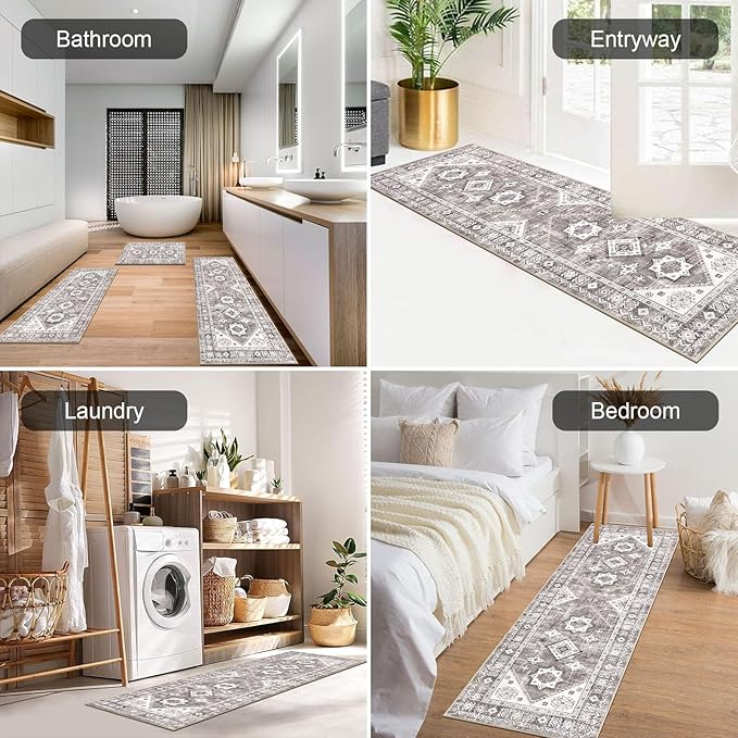 HEBE Boho Kitchen Rug Sets 3 Piece - Image 5