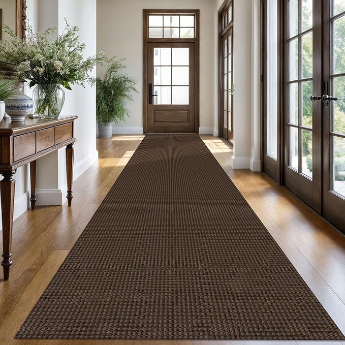 KOZYFLY Extra Long Runners for Hallways 3x18 ft Washable Kitchen Runner Non by KOZYFLY