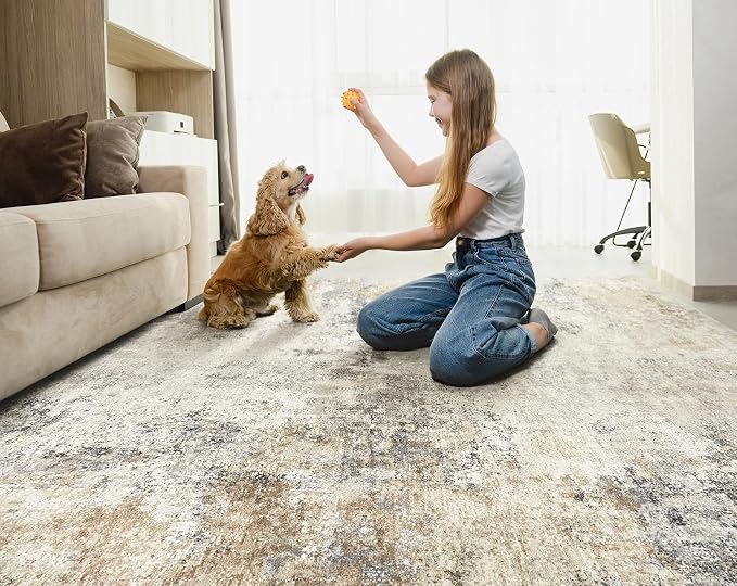 UERMEI 8x10 Area Rug Living Room Rugs - Image 8