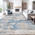 10x14 Area Rugs for Living Room, Washable Modern Abstract Large Area Rug by XLUEZ