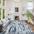 4x6 Area Rugs Washable Rug: Modern Abstract Living Room Rug Soft Anti-Skid Thin by GENTDRIZZ