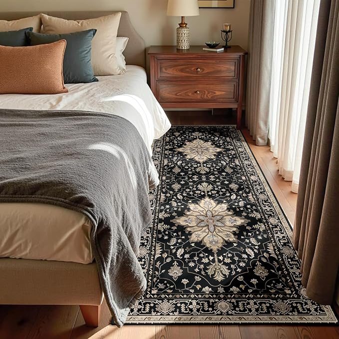 RELEANY Area Rugs 3'x7' Runner Rug Non Slip Washable - Image 2