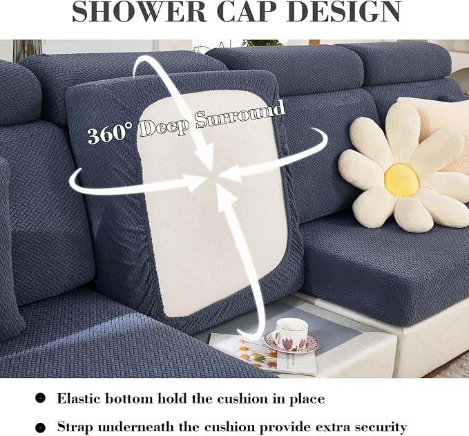 Sofa Covers Couch Covers for Sofa Pet Friendly Couch Cushion Covers Universal - Image 3