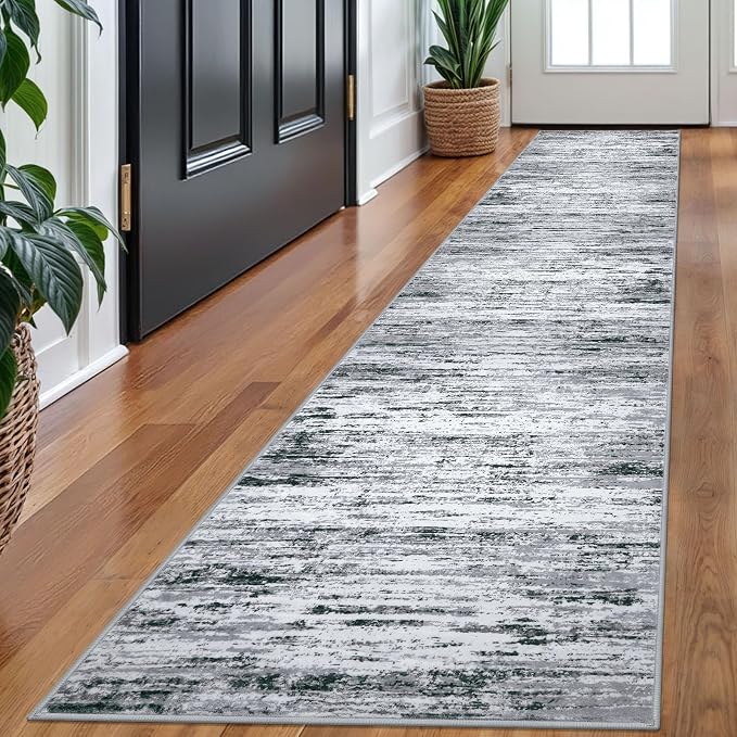 Lansny Modern Abstract Runner Rug 2x10 by lansny