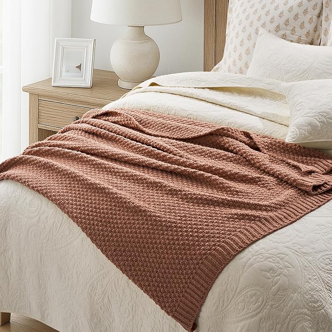 EVERGRACEHOME Chunky Chenille Knit Throw Blanket - Image 5