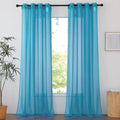 NICETOWN Sheer Window Curtains Sweep to Floor, Grommet Airy and Breathable Soft by NICETOWN