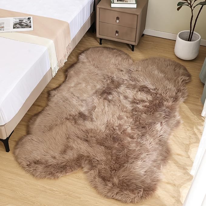 Latepis Beige Washable Rugs 4x6 - Image 2