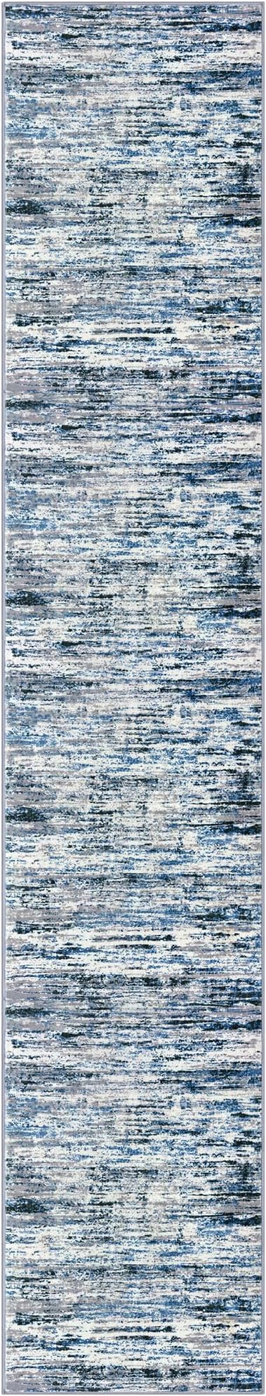 Lansny Modern Abstract Runner Rug 2.6x14 - Image 9