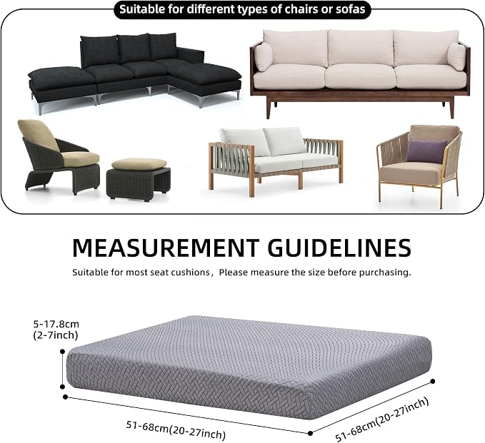 Outdoor Cushion Covers Set, Replacement - Image 2