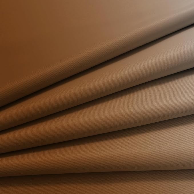 Yakamok Greyish White and Burnt Orange Ombre Curtains, Light Blocking Curtains - Image 8