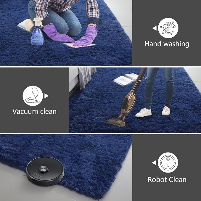 Shag Area Rugs for Bedroom Living Room, Ultra Soft Fluffy Area Rugs for Dorm - Image 5