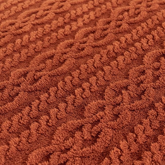 50x70 Inch Rust Throw Blanket - Image 6