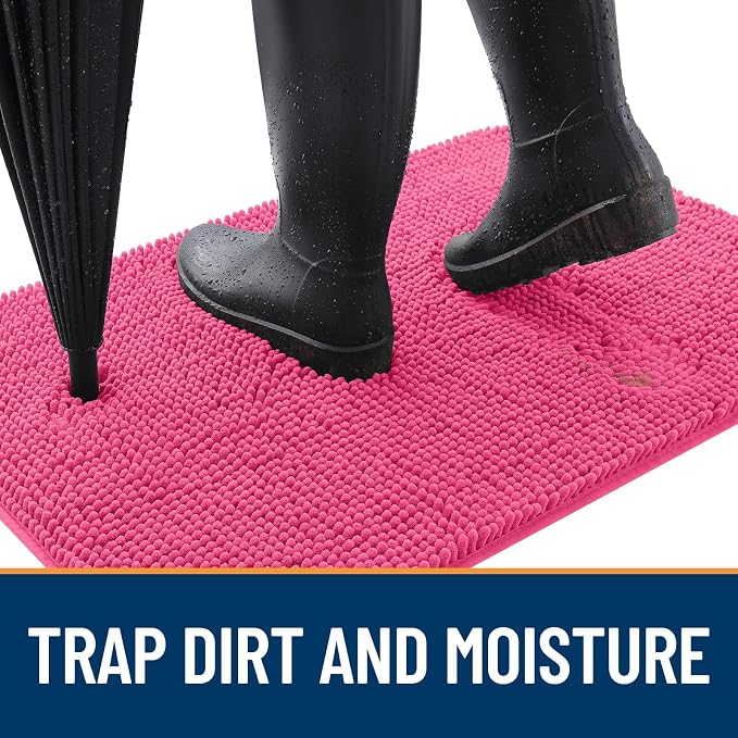 OLANLY Dog Door Mat for Muddy Paws 47x32, Absorbs Moisture and Dirt, Absorbent - Image 2