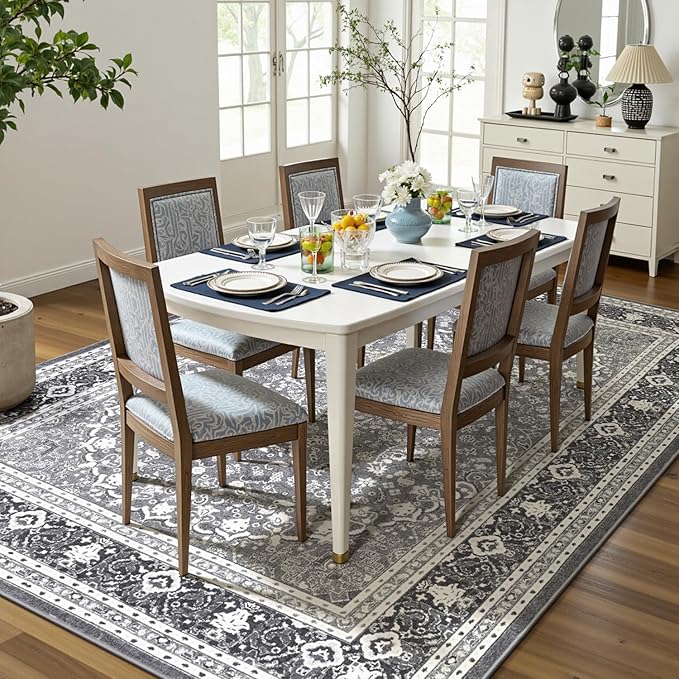 Lofus 8x10 Area Rugs for Living Room, Machine Washable Non-Slip Area Rug - Image 4