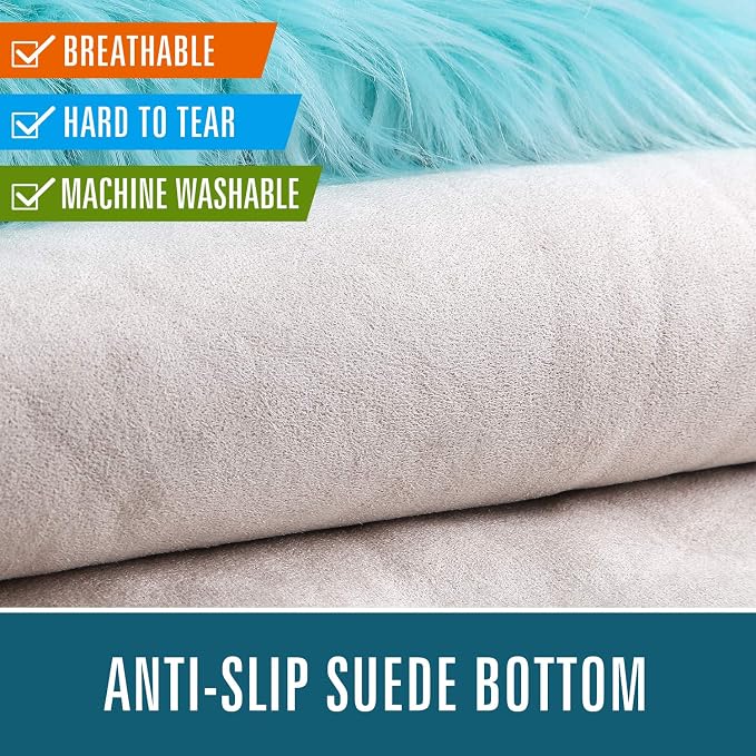 LOCHAS Soft Fluffy Faux Fur Rugs - Image 4