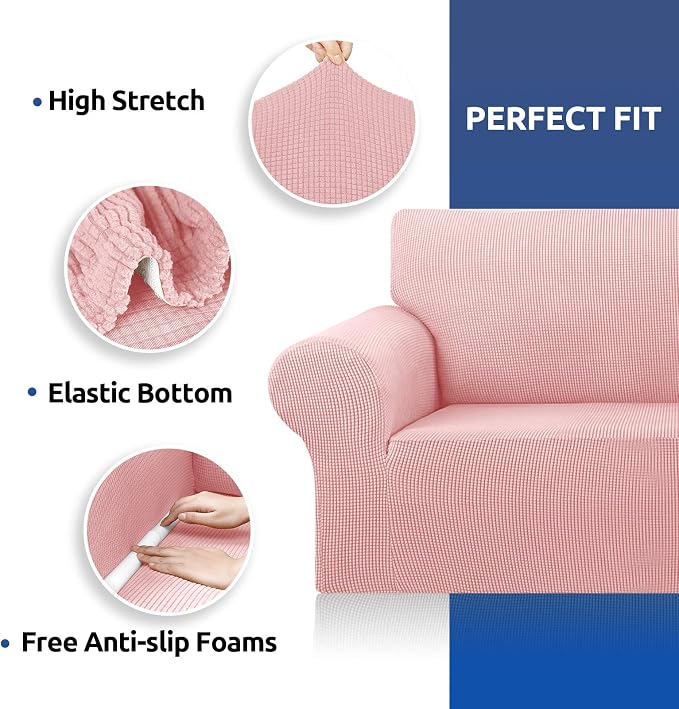 KEKUOU Stretch Oversized Sofa Slipcover 1 Piece Couch Sofa Cover Furniture - Image 6