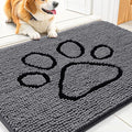 Smiry Dog Door Mat for Muddy Paws, Absorbent Dirt Trapper Non Slip Quick Dry by Smiry