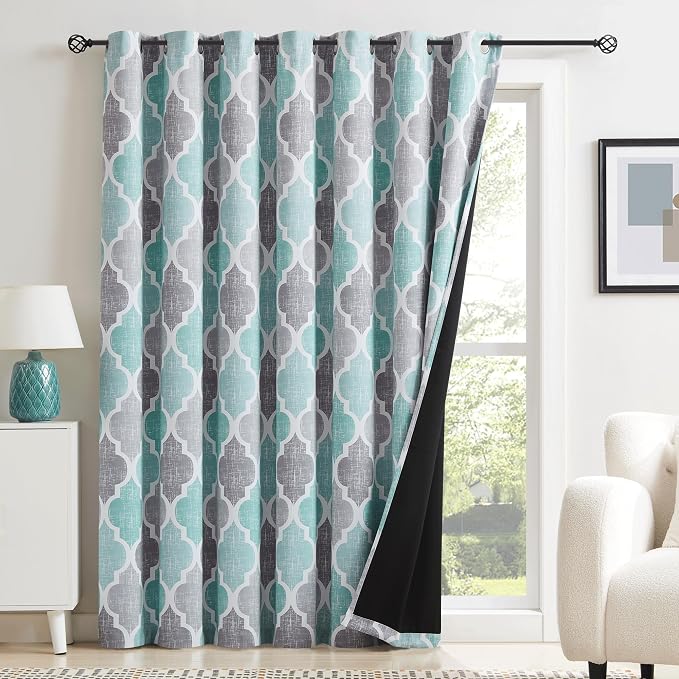 Beauoop 100% Blackout Curtains 84 Inches Long - Image 2