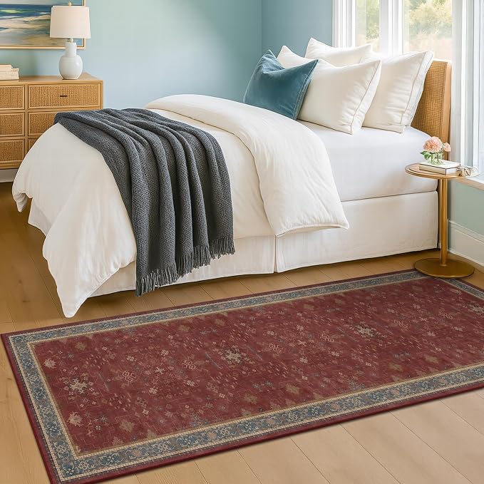 2x6 Turkish Kitchen Runner Rugs Non Skid Washable - Image 8