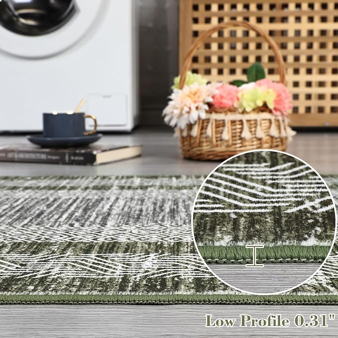 GarveeHome Small Bedroom Area Rug 3x5 Bordered Area Rug - Image 5