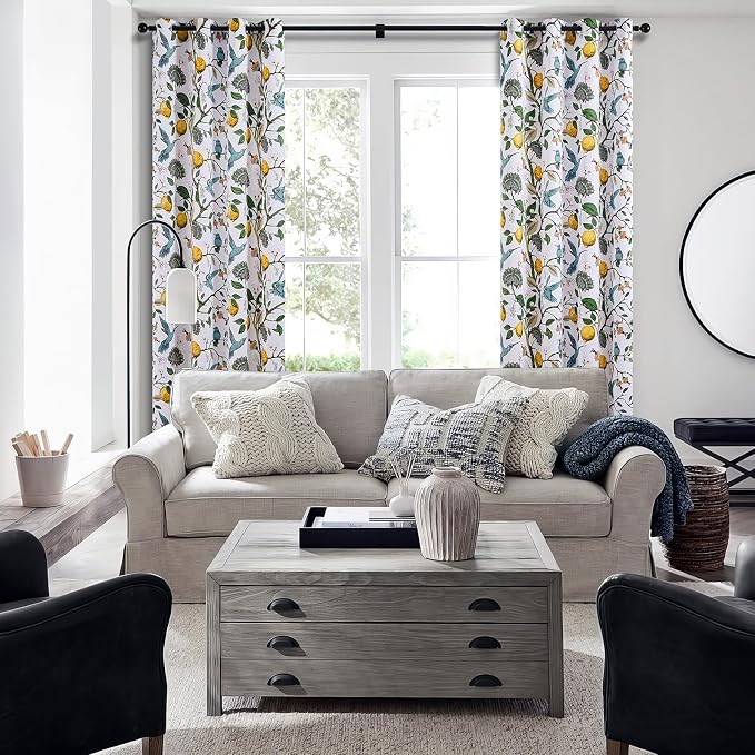 Topfinel 102 Inches Long White Luxury Curtains - Image 6