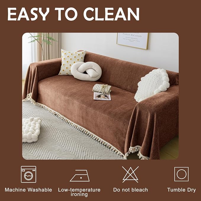 HANDONTIME Boho Style Sofa Cover - Image 6