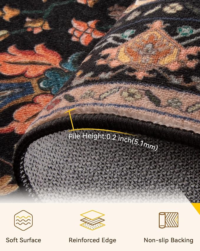 Area Rugs 2'x4' Kitchen Rugs Entry Rug Small Rugs - Image 3