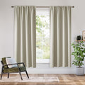 RYB HOME Bedroom Blackout Curtains 54 inches Long, 100% Blackout Thermal by RYBHOME