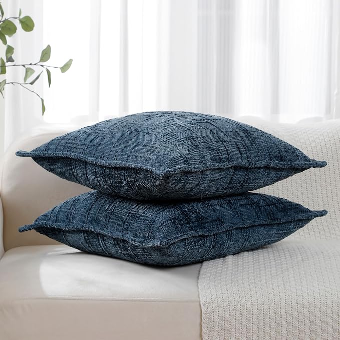HPUK Fall Chenille Soft Throw Pillow Covers 18x18 Set of 2, Accent Cushion - Image 4