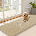 OLANLY Dog Door Mat for Muddy Paws 59x20, Paw Print Design, Absorbs Moisture by OLANLY