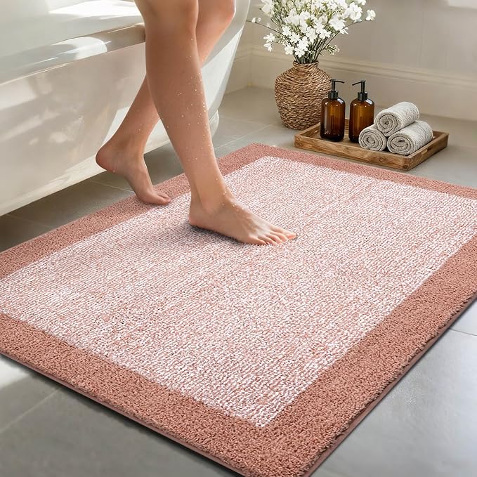 48x32 Large Bathroom Rugs Washable Non Slip, Soft Absorbent Quick Dry Mats by Unknown