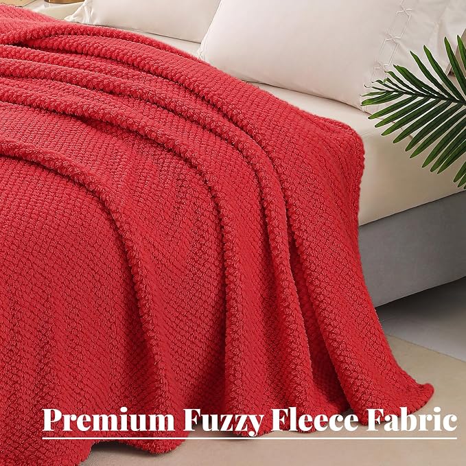 Whale Flotilla King Size Fuzzy Fleece Blanket - Image 5