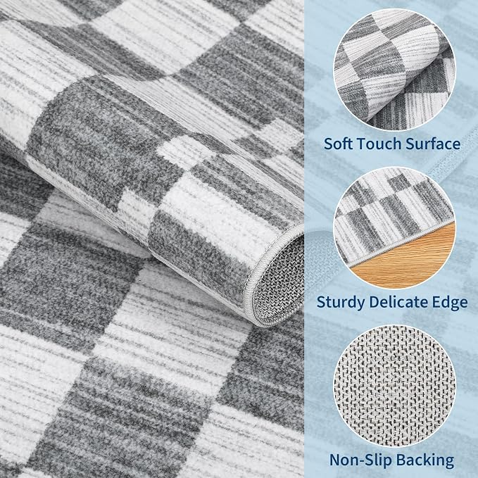 GarveeHome 2x6 Kitchen Runner Rug Non Slip Washable Runner Rug - Image 5