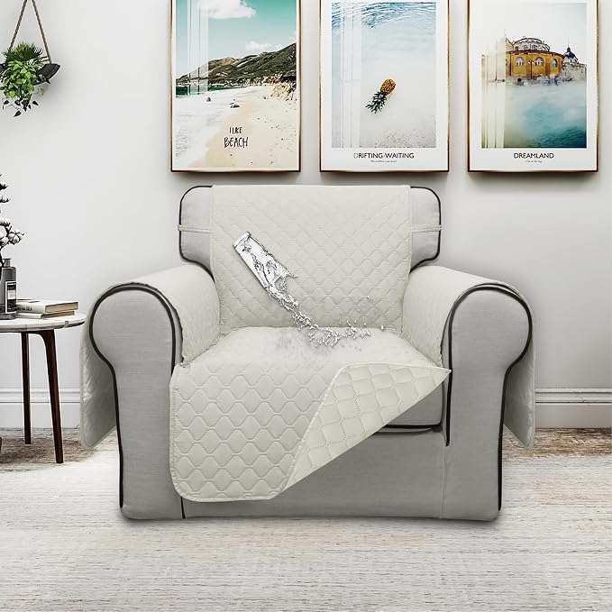 ISSUNTEX Double Protection 100% Waterproof Chair Sofa Covers - Image 2