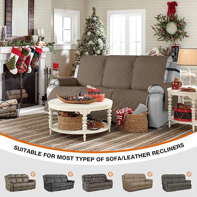 VANSOFY Waterproof Recliner Couch Covers, Sofa Covers 1-Piece Washable - Image 4