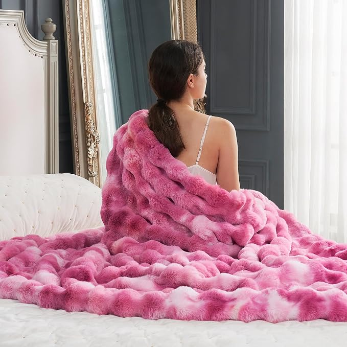 Cozy Bliss Faux Fur Throw Blanket - Image 9